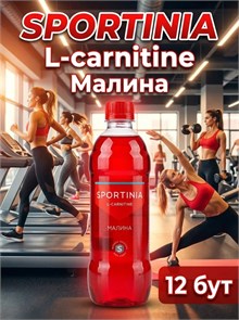 SPORTINIA Напиток L-Carnitine 500 мл - малина 26348
