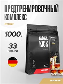 MAXLER «Black Kick» (Сola flavor) 1000 г / БАД МАКСЛЕР «Black Kick» (вкус: кола) 4260122322541