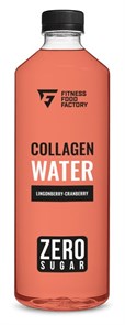 FITNESS FOOD FACTORY COLLAGEN WATER,  0,5л, Брусника-клюква 8436046977727