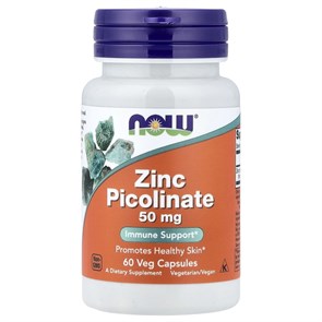NOW Zinc Picolinate 50 mg 60 капсул 9710