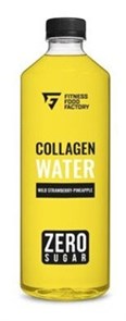 FITNESS FOOD FACTORY COLLAGEN WATER,  0,5л, Земляника-ананас 8436046977728