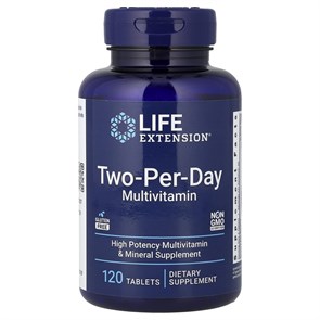 Life Extension Two-Per-Day Multivitamin 120 tabs 40066