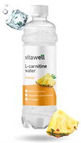 Fitness Food Factory L-carnitine water Vitawell 500 мл Ананас 26360