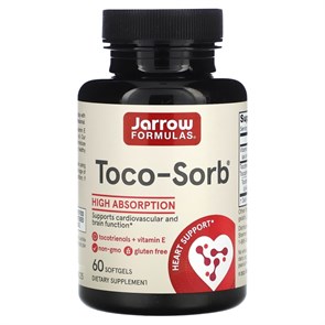 Jarrow Formulas Toco-Sorb® комплекс токотриенолов и витамина E, 60 капсул 8436046977554