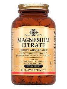 SOLGAR Magnesium Citrate 60 таб 25771