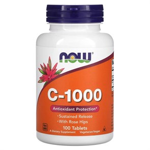 NOW Vitamin C 1000 мг 100 табл. X990109018