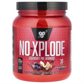 BSN No-Xplode new formula 555 г - фруктовый пунш 8436046977834