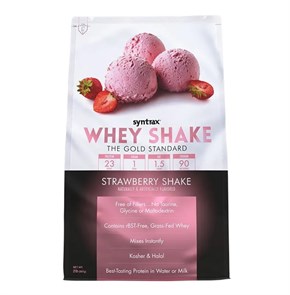 Syntrax Whey Shake 907 г. - Клубничный коктейль 8436046977899