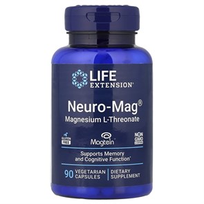LIFE EXTENSION Neuro-Mag Magnesium L-Threonate, 90 вег капс 32708