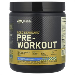 OPTIMUM NUTRITION Gold Standard PRE-Workout 330 г - черничный лимонад 8436046977858