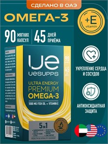 UeSUPPS Premium Omega-3 90 мяг капс 10265
