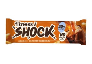 FitnesSHOCK Батончик глазированный 50г - арахис-соленая карамель 18432