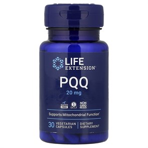 LIFE EXTENSION PQQ , 20 mg, 30 вег капс 32768