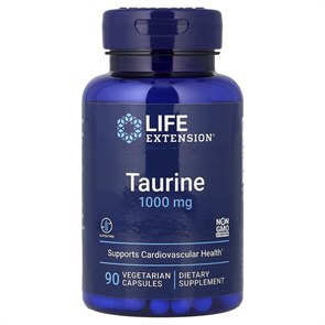 LIFE EXTENSION Taurine 1000 мг 90 вег капс 32785