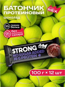 ProteinRex Батончик с высоким содержанием протеина ProteinRex STRONG 100 г - шоколад 10665
