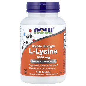 NOW L-Lysine 1000 мг 100 таб 21480
