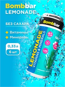 Bombbar Напиток витаминизированный Лимонад  с экстрактом тархуна 330 мл 40930