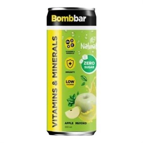 Bombbar Напиток Лимонад со вкусом яблока 330 мл 40924