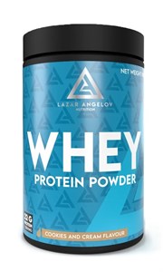 LAZAR ANGELOV WHEY COOKIES &amp; CREAM 908 G 8436046977806