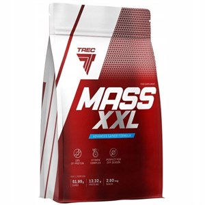 TREC NUTRITION Mass XXL 4800 г - клубника Годно до 31.07.2026 8436046978078