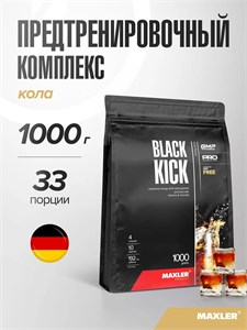 MAXLER «Black Kick» (Сola flavor) 1000 г / БАД МАКСЛЕР «Black Kick» (вкус: кола) Годно до 31.10.2026 8436046978163