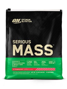 Optimum Nutrition Serious Mass 5455г - клубника 8436046978417