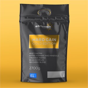 Strimex Hard Gain Gold Edition (2700 г., вкус strawberry, пакет) 8436046978339