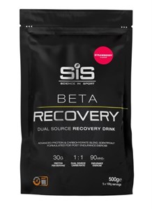 SIS POWDER BETA RECOVERY 500г - клубника 8436046978381
