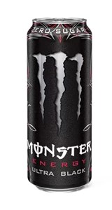 Monster Ultra Black 500мл - черная вишня 8436046978506