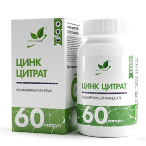 Natural Supp Цинк цитрат 60 капс. НФ-00001229