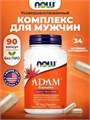 NOW Adam Male Multi, 90 веганских капсул 8436046977569