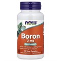 NOW Boron 3 mg 100 vcaps 11433