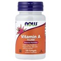 NOW Vitamin A 10000 100 капс 21739