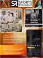 SPORTS RESEARCH vit D3 10000 IU 120 капс 40905