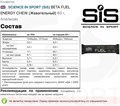 SIS BETA FUEL ENERGY, энергетический мармеладный батончик, вкус Апельсин, 60 гр. 90535