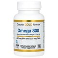 CALIFORNIA GOLD NUTRITION Omega 800 30 мяг капс 40908
