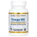 CALIFORNIA GOLD NUTRITION Omega 800 30 мяг капс 40908