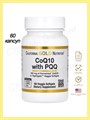 California Gold Nutrition CoQ-10 with PQQ  60 veg softgels 40393