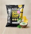 BOMBBAR Чипсы цельнозерновые протеиновые сметана и зелень 50 г 123491