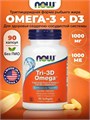 NOW TRI-3D OMEGA 90 капсул 8436046977580
