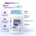 NAWI Zinc Glycinate + B6 30mg 60 caps X214412120