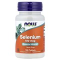 NOW Selenium 100 mcg 100 таб 03530