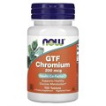 NOW GTF CHROMIUM 200mcg 100 TABS 8436046977574