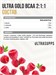 Ultrasupps Ultra Gold BCAA 2:1:1 300г - малина 8436046978909
